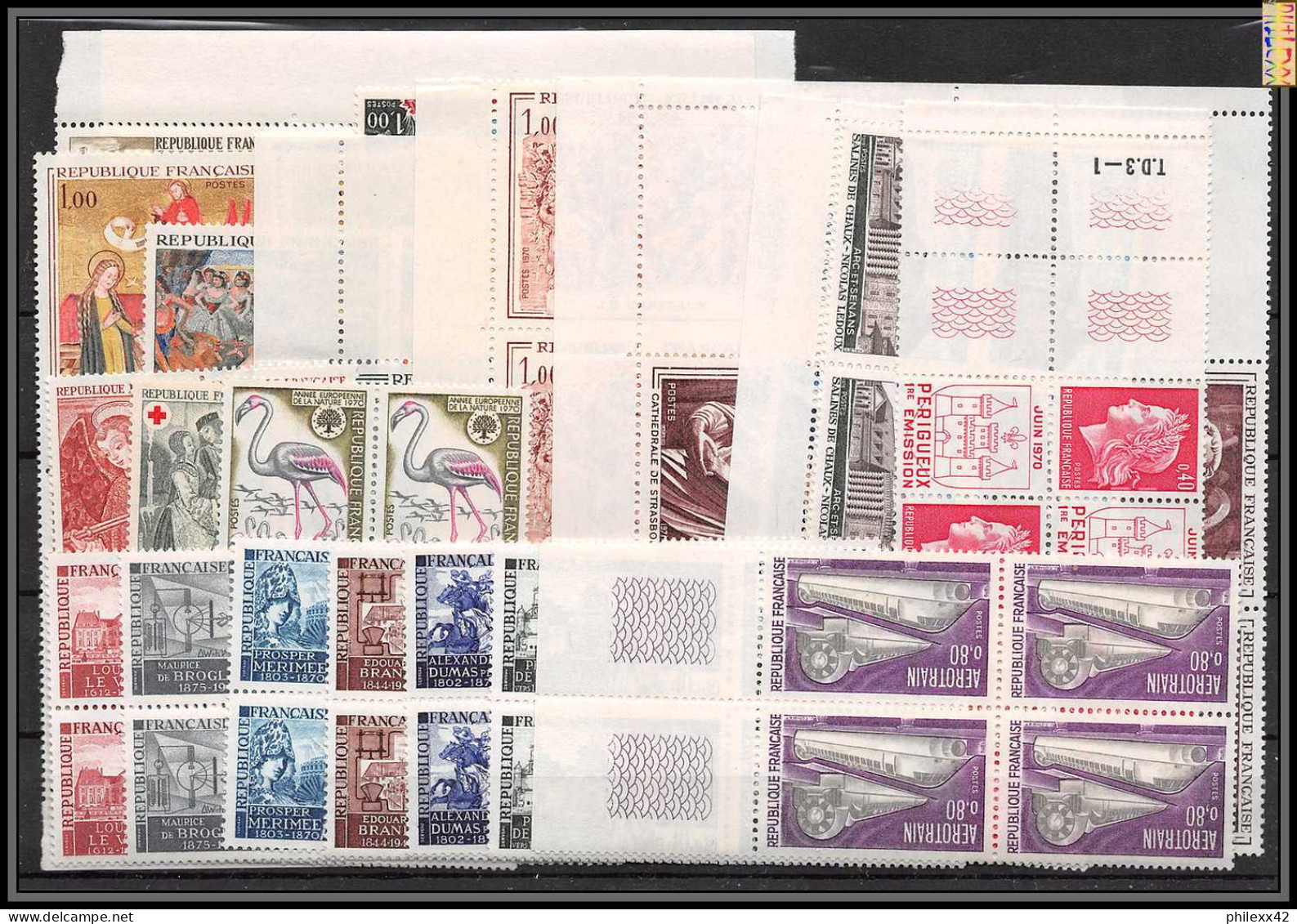 1970 Année Complète Neufs ** Cote 29 Euros PARFAIT état Bloc 4 - 1970-1979