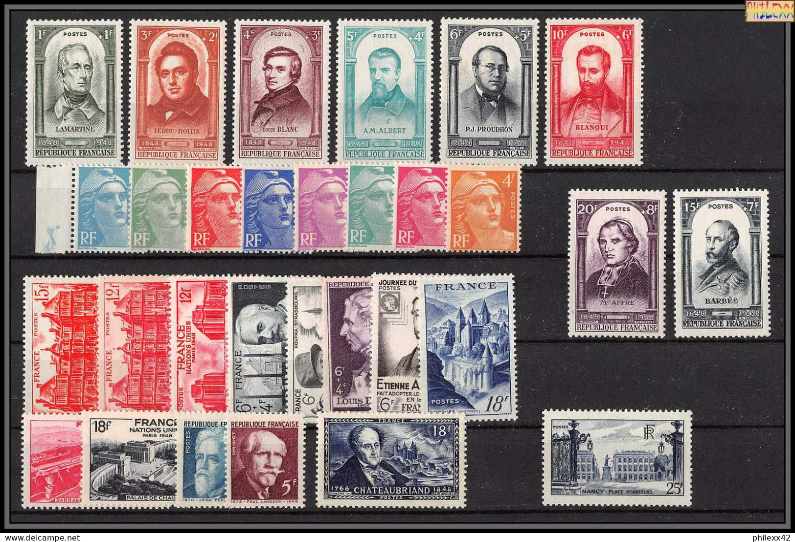 Collection Lot FRANCE COMPLET 1940 / 1969 cote 3123 euros neuf ** mnh parfait état TOP qualité voir description