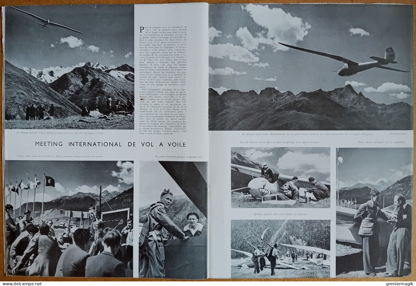 France Illustration N°102 13/09/1947 Chasse aux grands fauves A.E.F./Pays Basque/Vol à voile//Charitons/Manolete Linarès