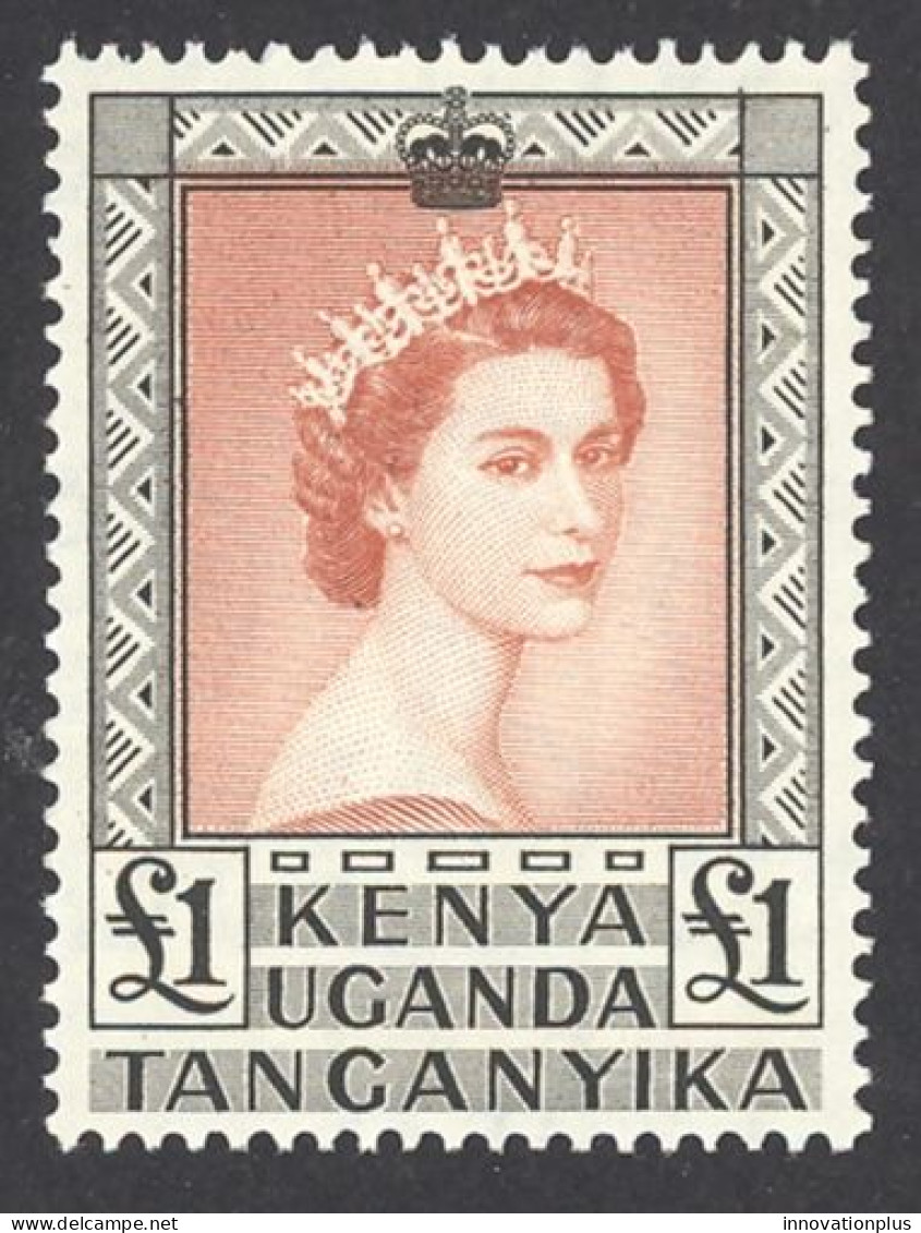 Kenya, Uganda, Tanzania Sc# 117 MNH 1954-1959 £1 Queen Elizabeth II - Kenya, Uganda & Tanzania