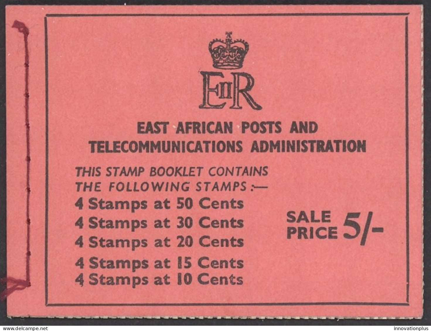 Kenya,Uganda,Tanzania Sc# 104a,105a,107a,108a,110a Booklet 1954-1959 Definitives - Kenya, Oeganda & Tanzania