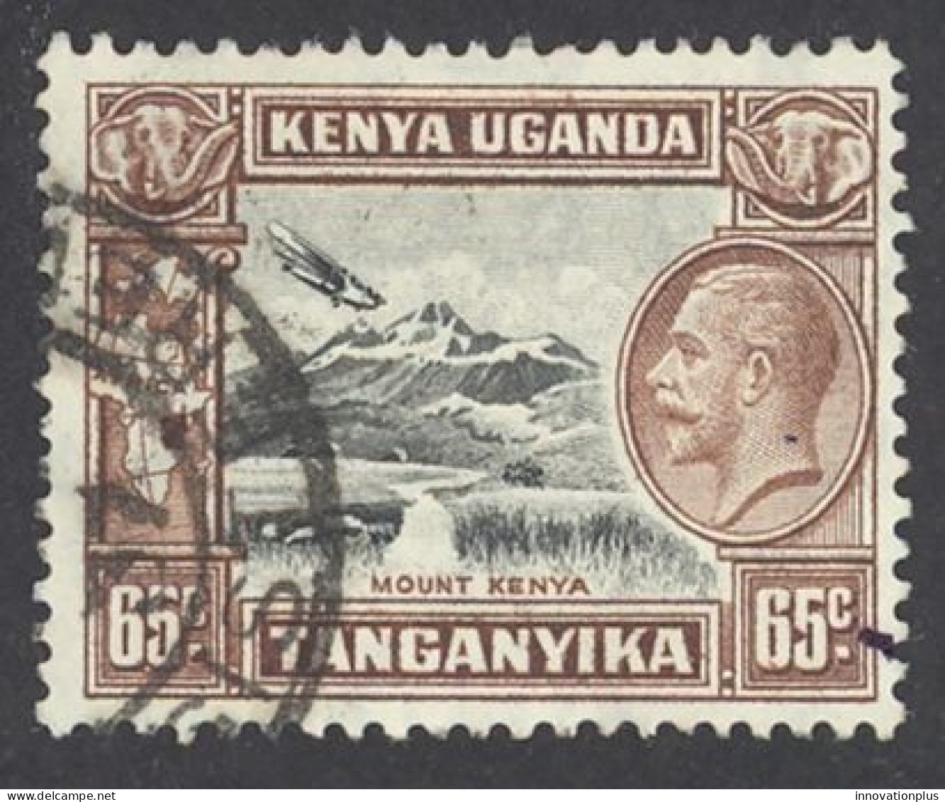 Kenya, Uganda, Tanzania Sc# 53 Used 1935 65c King George V - Kenya, Uganda & Tanzania
