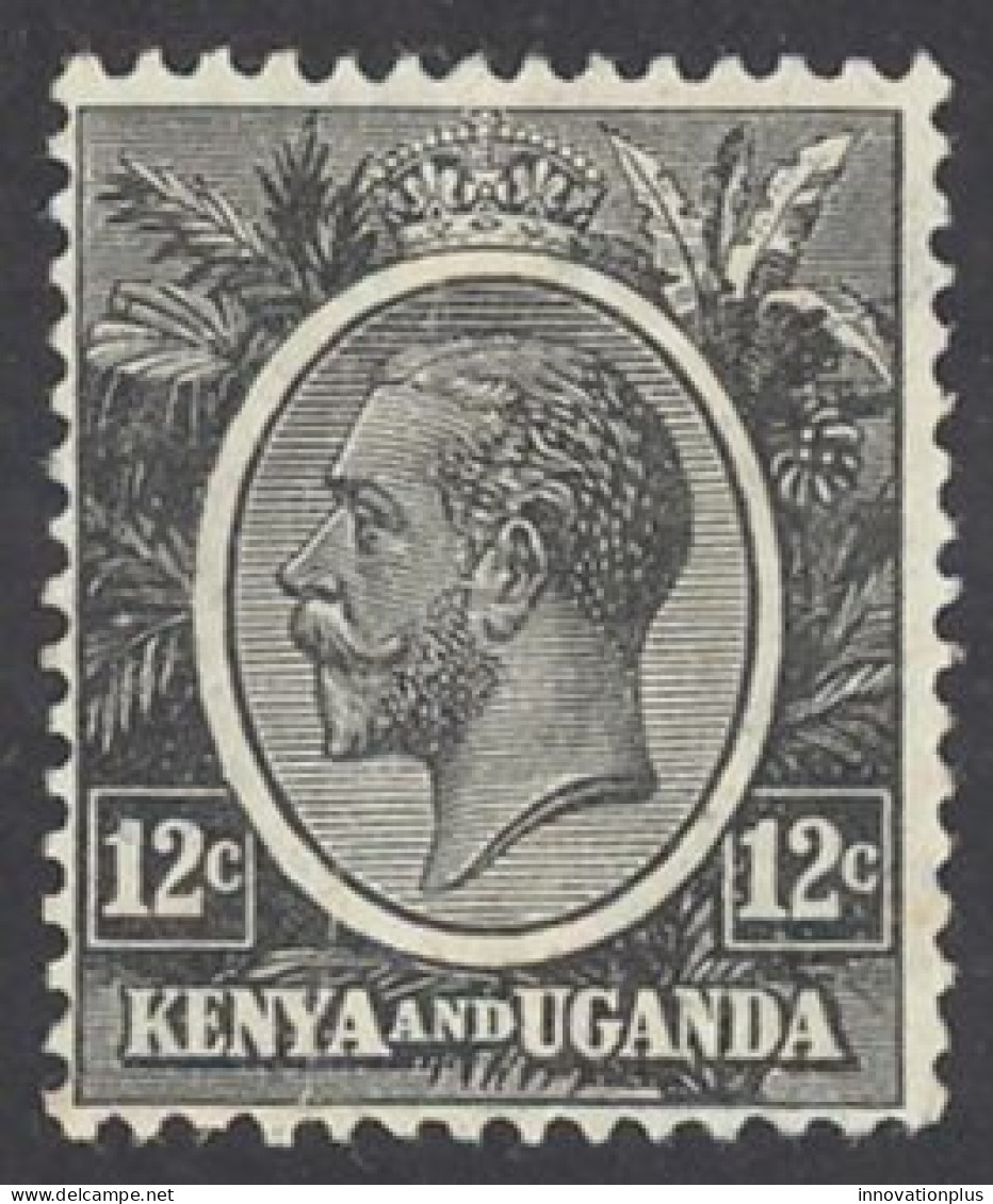Kenya, Uganda, Tanzania Sc# 23 MH 1922-1927 12c King George V - Kenya, Ouganda & Tanzanie