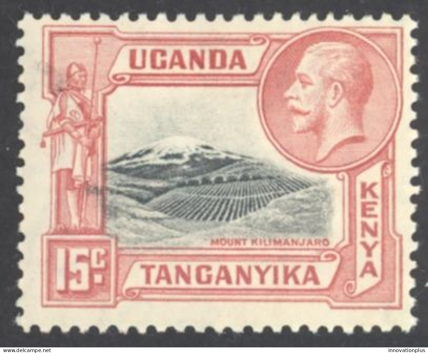 Kenya, Uganda, Tanzania Sc# 49 MH 1935 15c Definitives - Kenya, Uganda & Tanzania