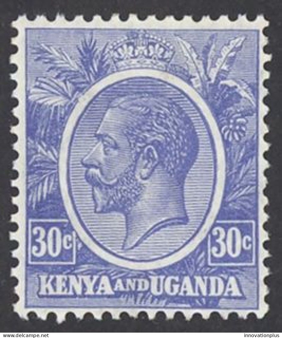 Kenya, Uganda, Tanzania Sc# 26 MH 1922-1927 30c King George V - Kenya, Ouganda & Tanzanie