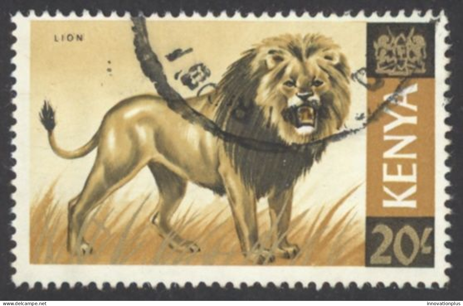 Kenya Sc# 35 Used 1966-1969 20sh Lion - Kenya (1963-...)