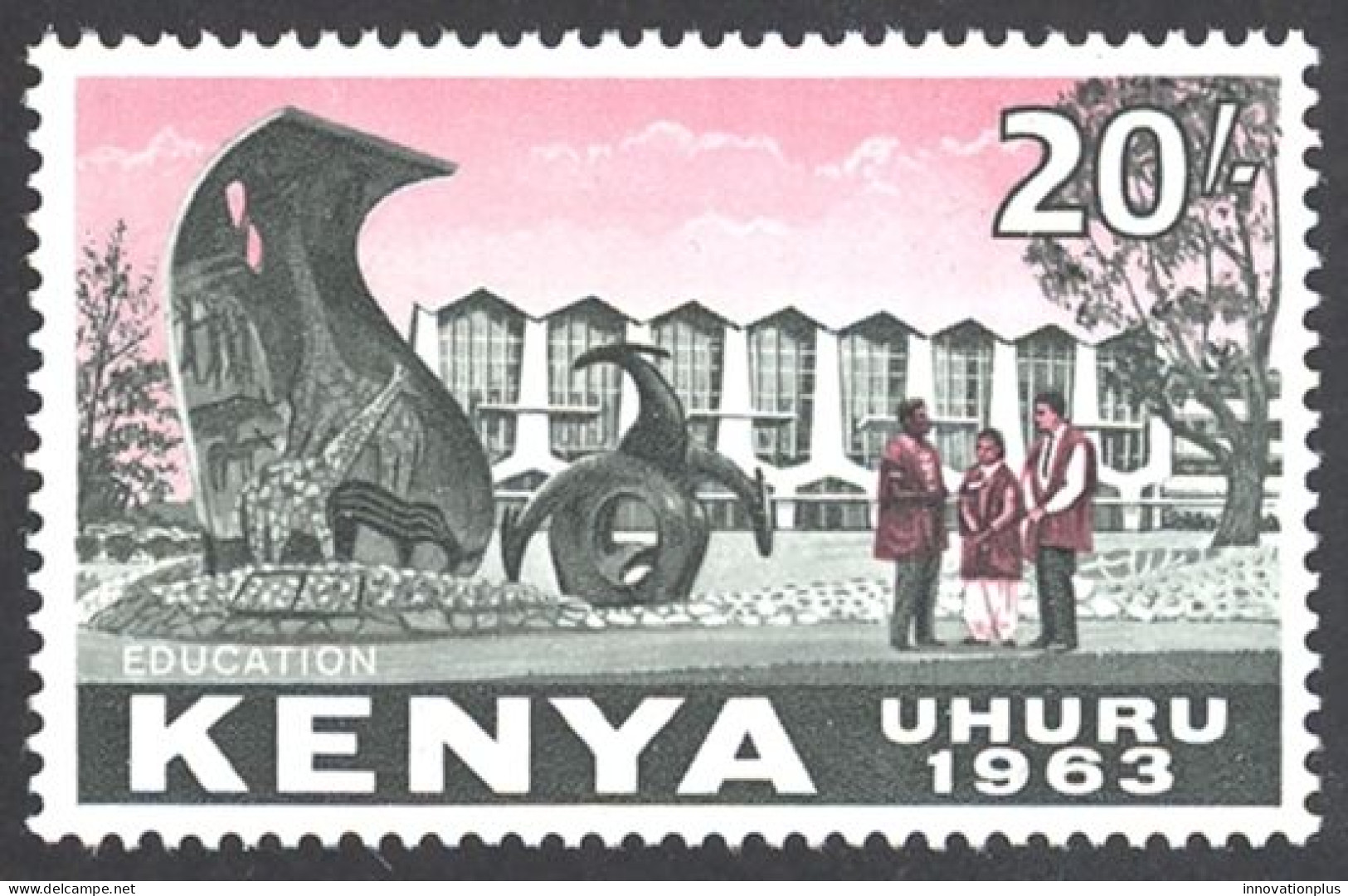 Kenya Sc# 14 MNH 1963 20sh Royal College - Kenya (1963-...)