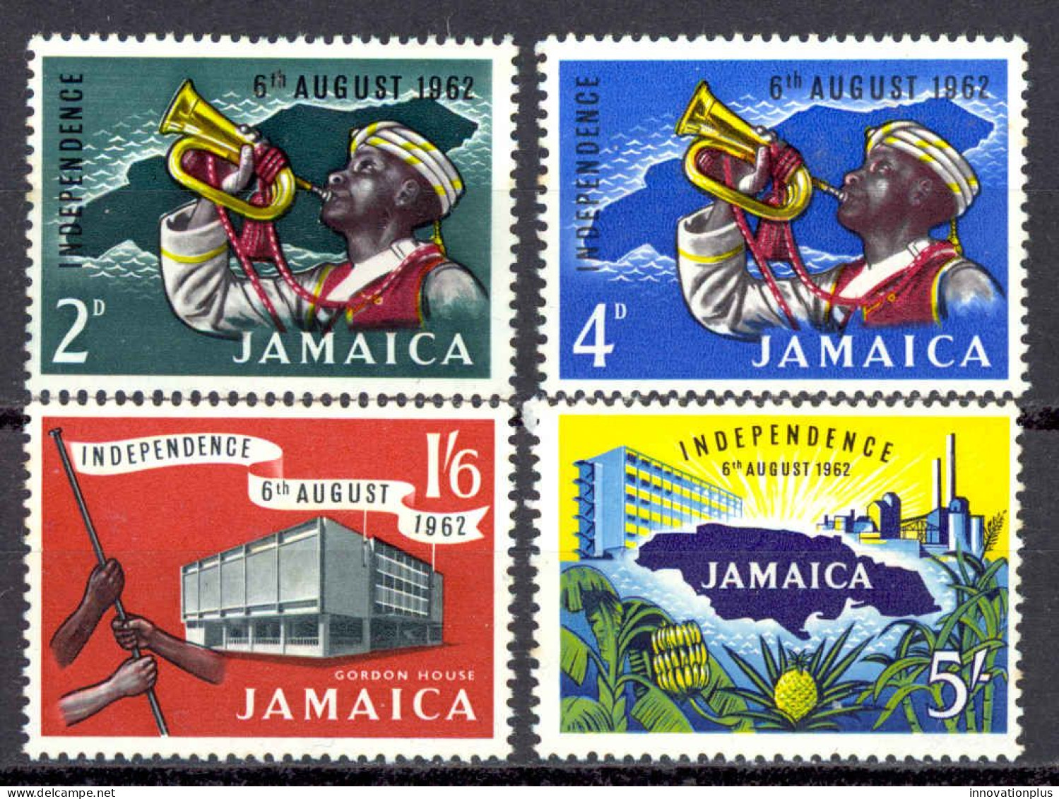 Jamaica Sc# 181-184 MNH 1962 Independent State - Jamaica (1962-...)