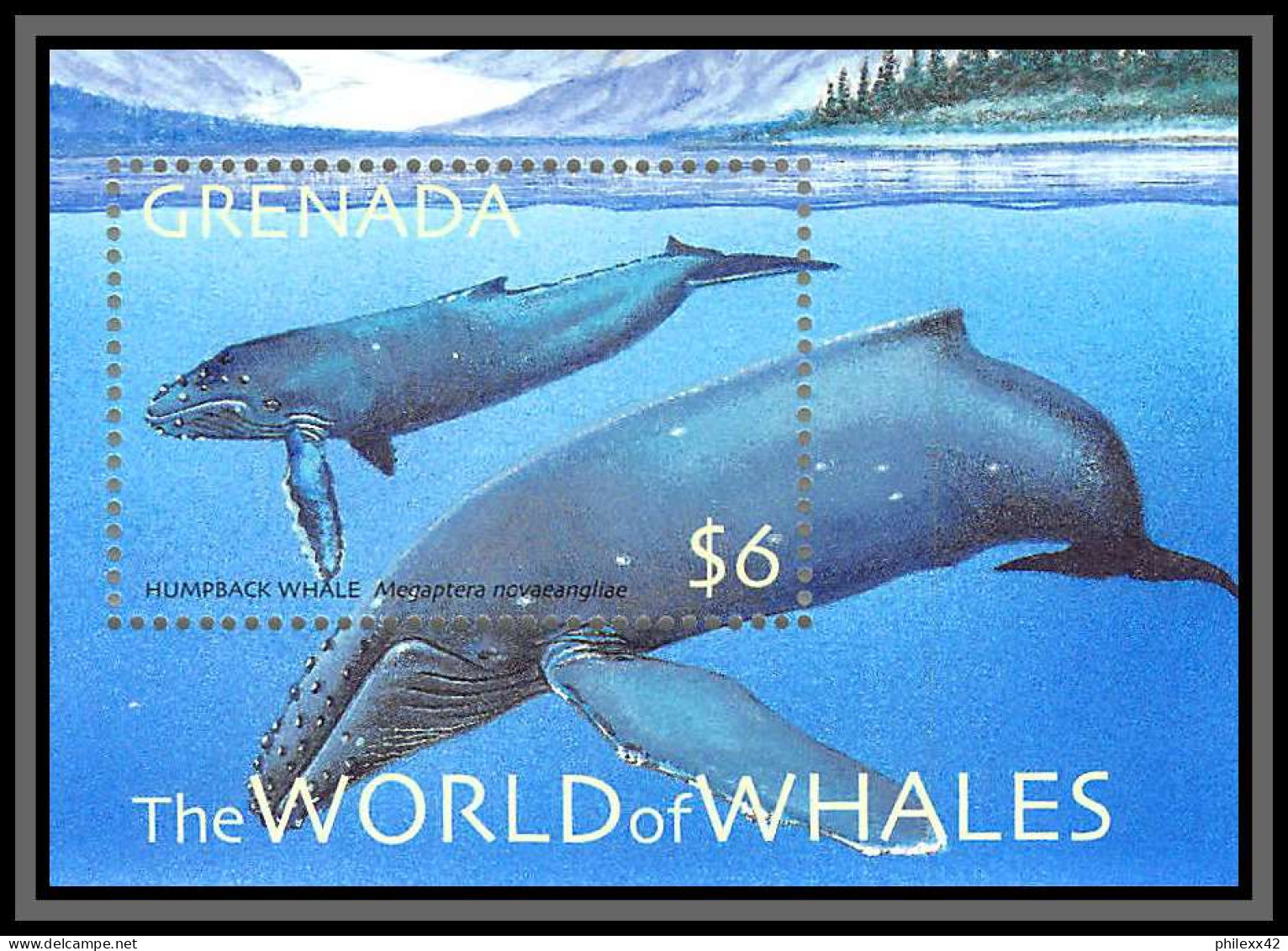 80661 Grenada N°653 TB Neuf ** MNH The World Of Whales 2001 Humpback Whale Baleine - Ballenas