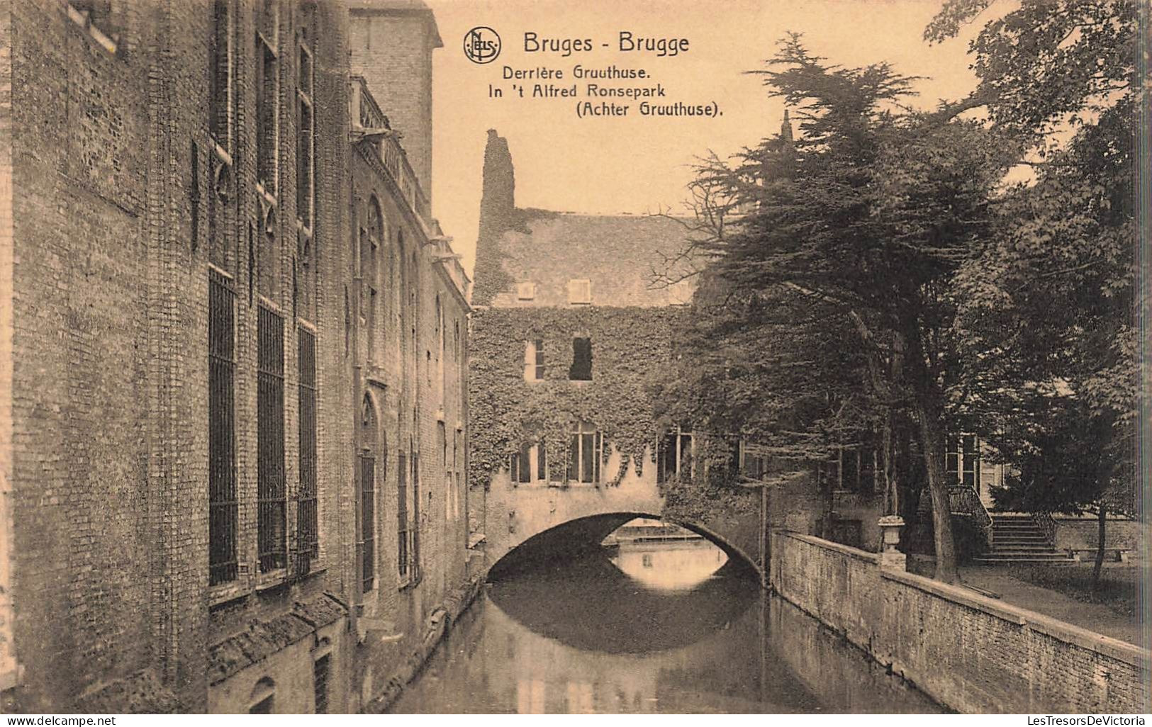 BELGIQUE - Bruges - Derrière Gruuthuse - In't Rosenpark (Achter Gruuthuse) - Carte Postale Ancienne - Brugge
