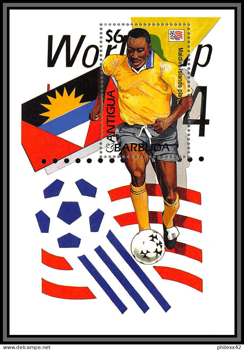 81204 Antigua & Barbuda Y&t N°296/297 Fifa Maldives World Cup Coupe Du Monde Usa 1994 TB Neuf ** MNH Football Soccer - 1994 – Estados Unidos