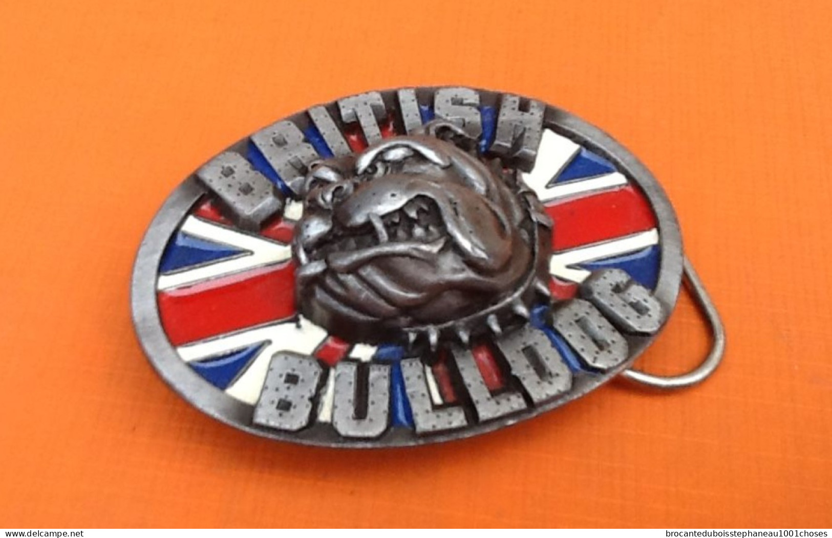 Boucle De Ceinture  British Bulldog   (1992)  Dragon Designs Transide LTD England - Other & Unclassified