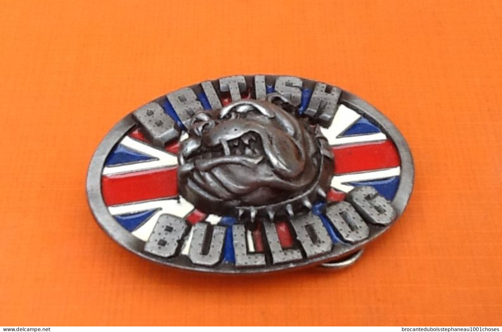 Boucle De Ceinture  British Bulldog   (1992)  Dragon Designs Transide LTD England - Other & Unclassified