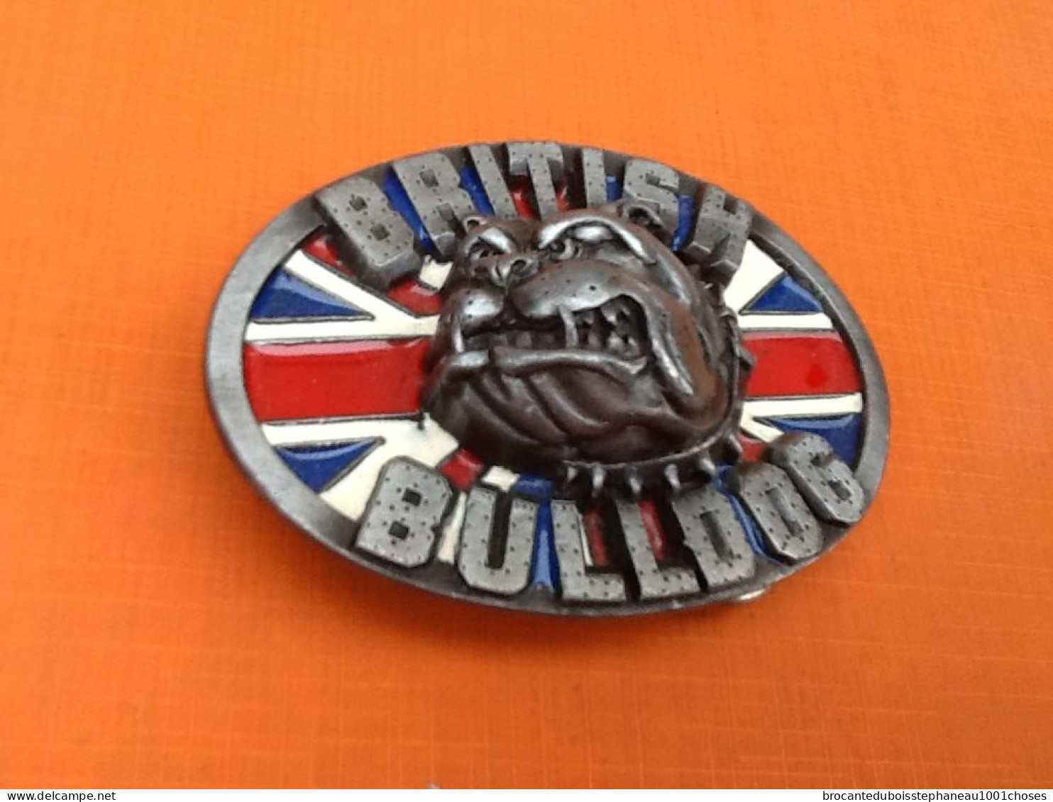 Boucle De Ceinture  British Bulldog   (1992)  Dragon Designs Transide LTD England - Sonstige & Ohne Zuordnung
