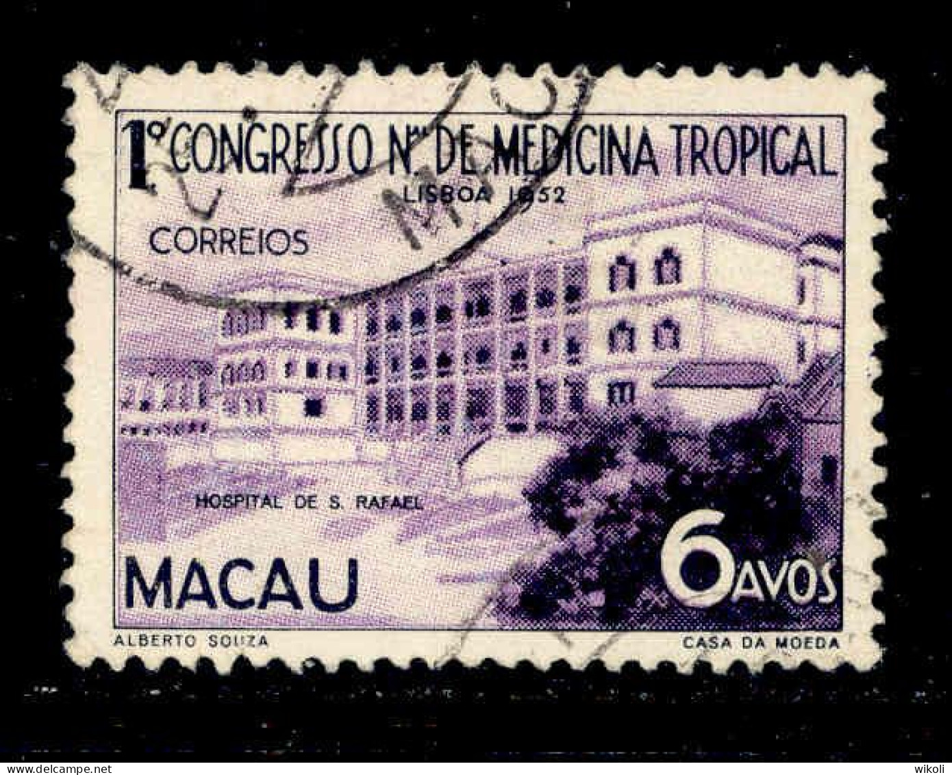 ! ! Macau - 1952 Tropical Medicine - Af. 367 - Used - Usati