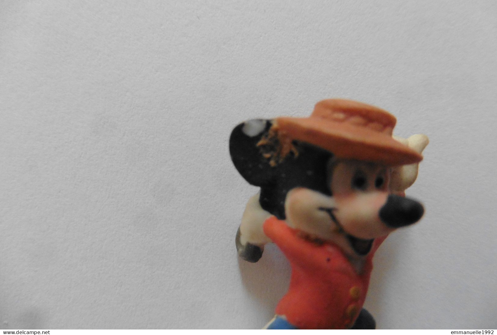 Fève Mate Porcelaine Dessins Animés Disney - Souris Mickey Mouse - Défaut - Disney