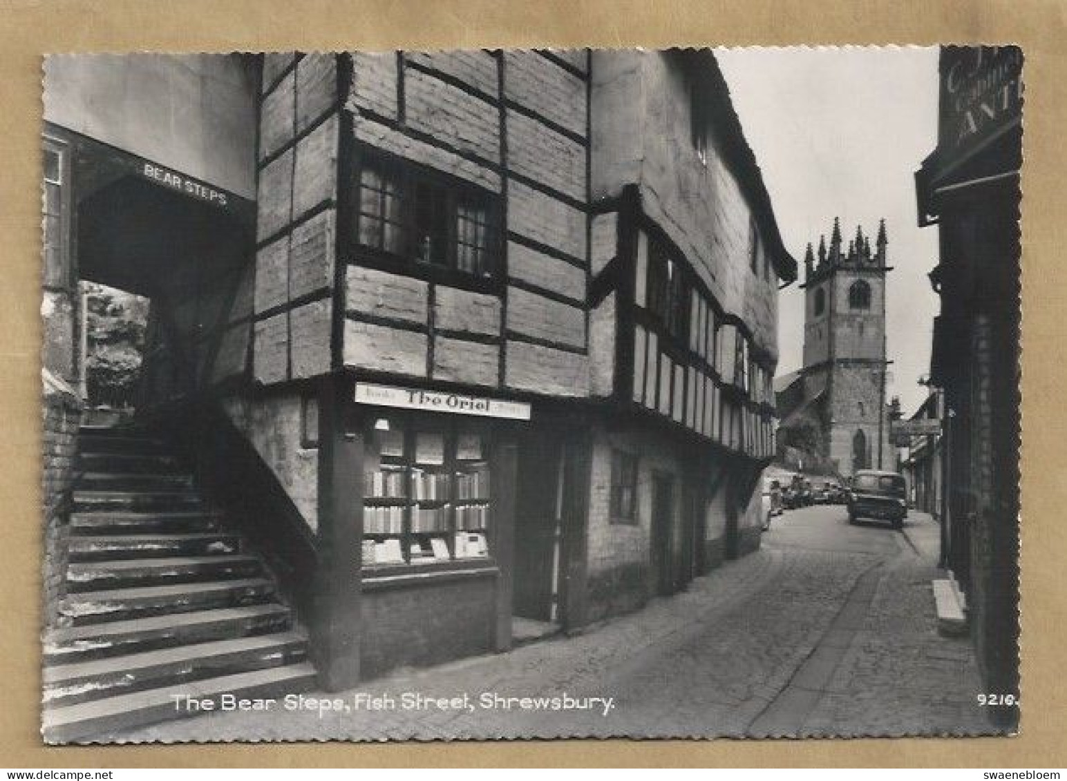 UK.- VERENIGD KONINKRIJK. SHREWSBURY. THE BEAR STEPS, FISH STREET. ONGELOPEN. - Shropshire