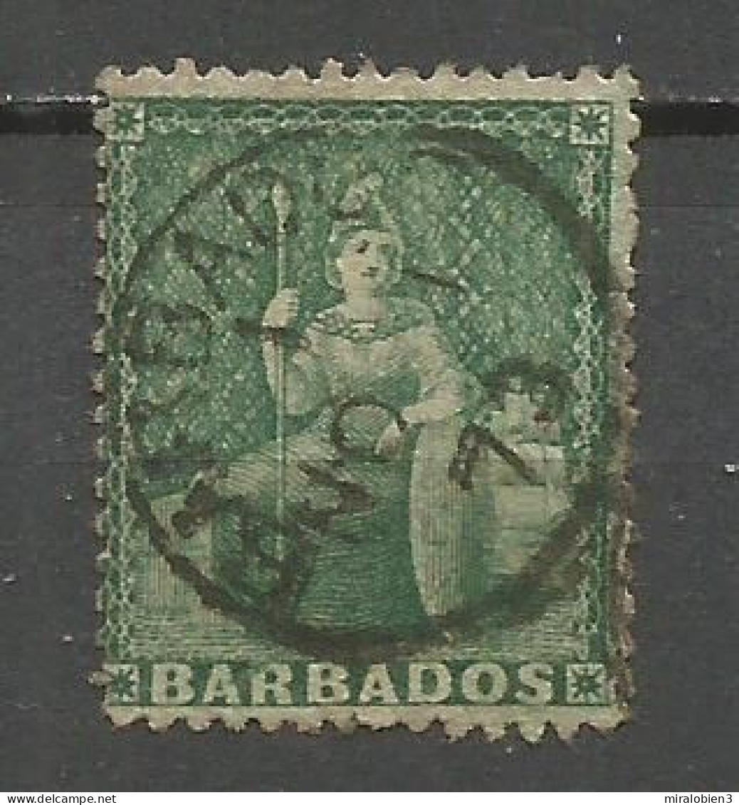 BARBADOS YVERT NUM. 14 USADO - Barbados (...-1966)