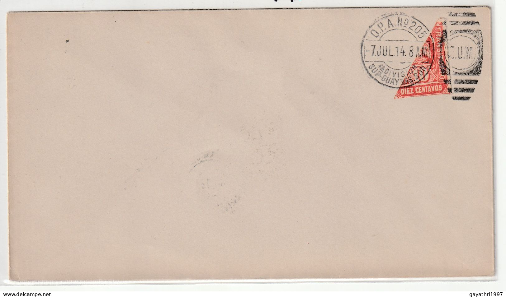 Brazil 1914 Bisected Cover  Philately Cover ? - Lettres & Documents