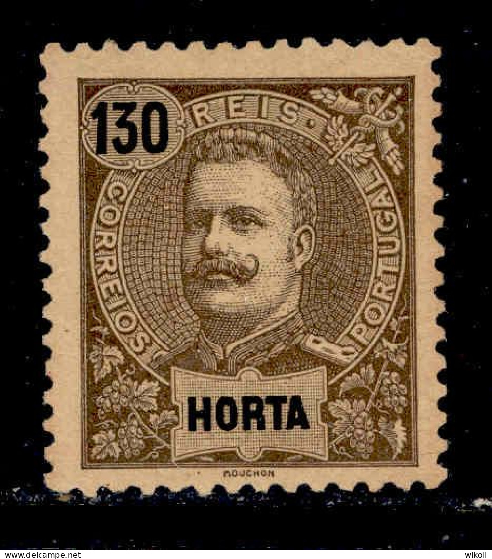 ! ! Horta - 1898 D. Carlos 130 R - Af. 33 - No Gum - Horta