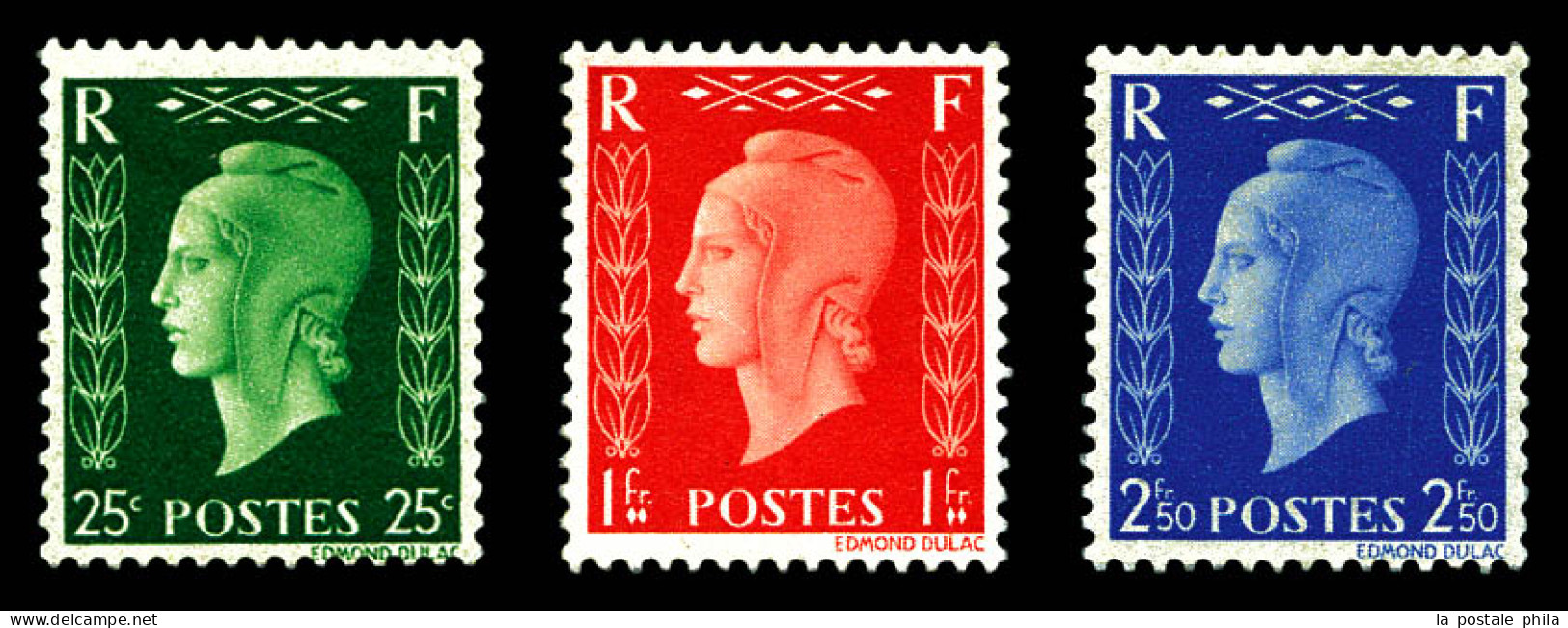 ** N°701D/F, Série Non émise De Londres, Les Trois Valeurs TB  Qualité: **  Cote: 135 Euros - Unused Stamps