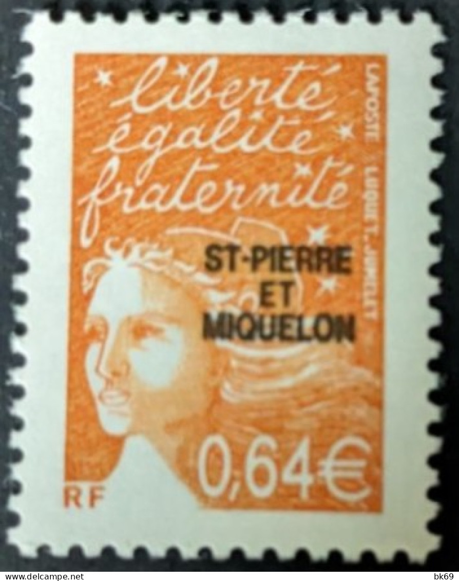 Marianne 0.64€ SPMiquelon N°767** Sans Bandes De Phosphore - Unused Stamps