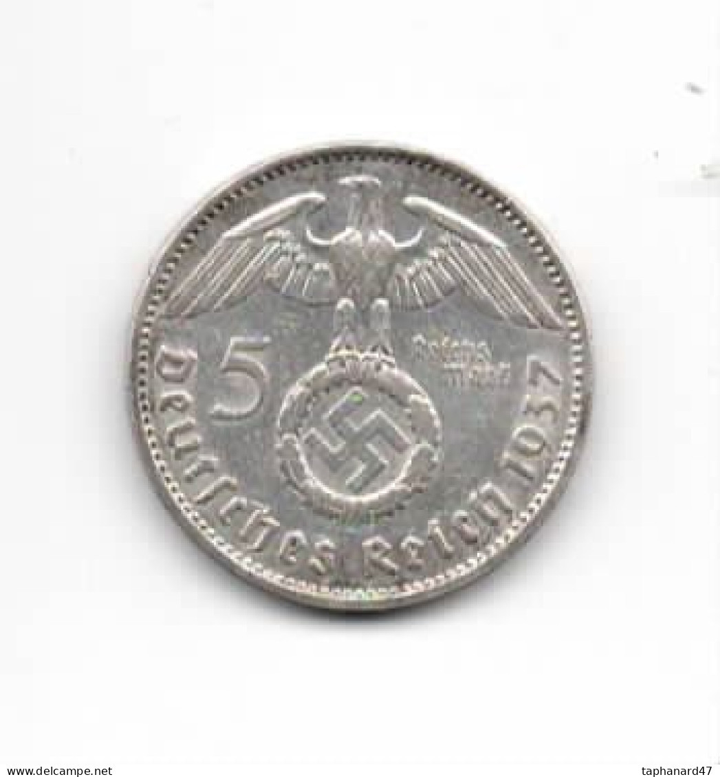 Germany . 5 Reichsmark  .1937. A . - Andere - Europa