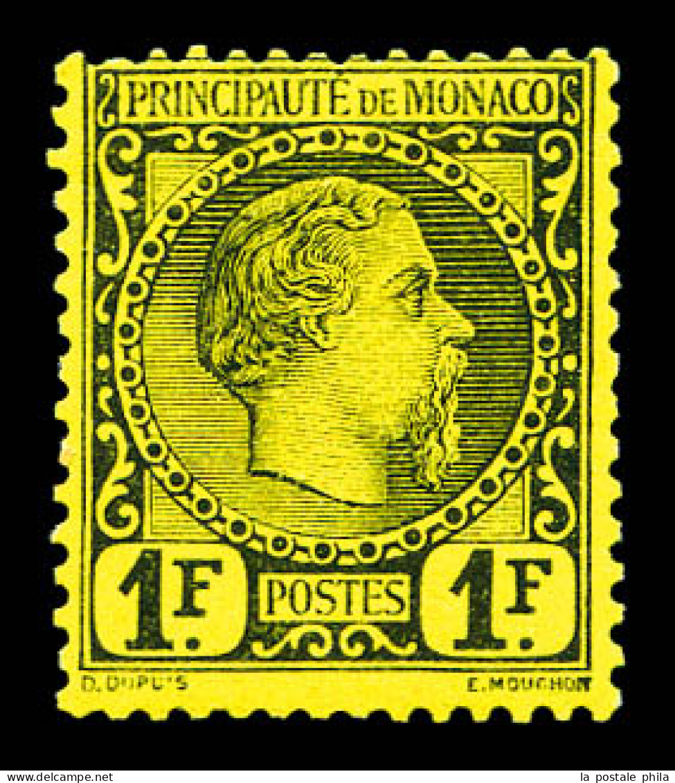 * N°9, 1F Noir Sur Jaune, Charnière Légère Et Grande Fraîcheur, TTB (certificat)  Qualité: *  Cote: 2700 Euros - Unused Stamps