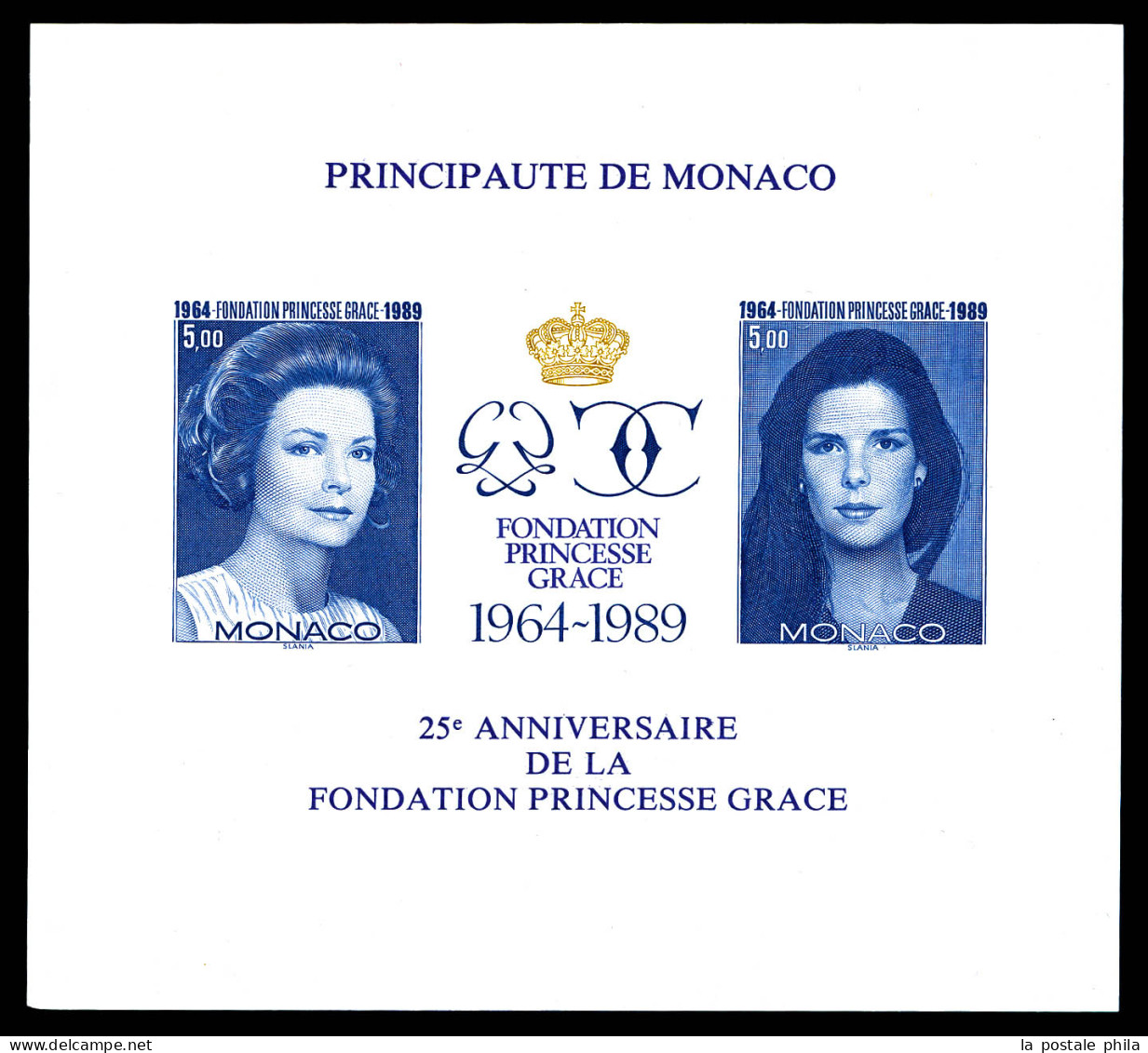 ** N°48a, Fondation Princesse Grace Non Dentelé, TTB  Qualité: **  Cote: 465 Euros - Blocks & Kleinbögen