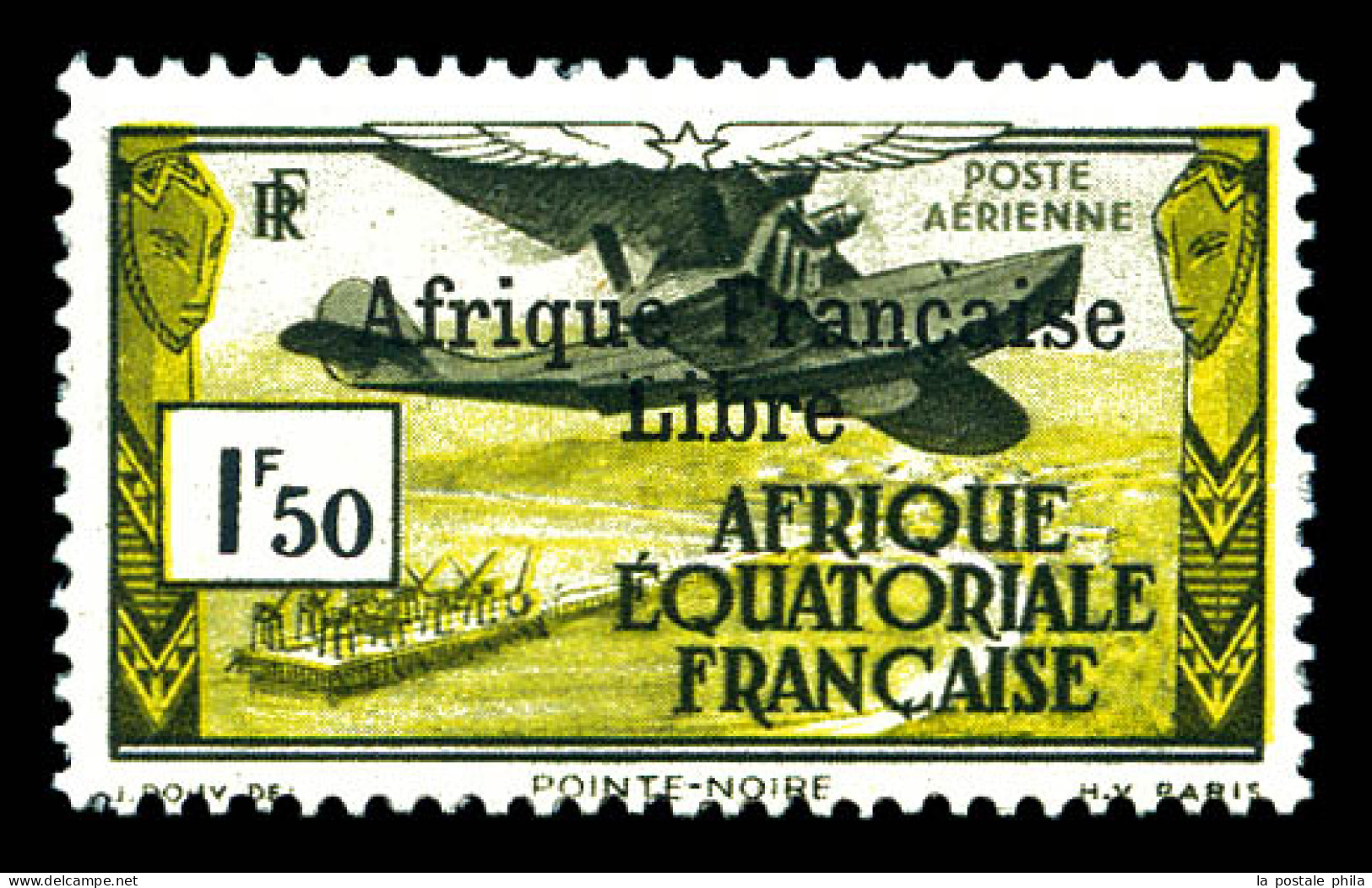 ** N°14, 1f 50 Noir Et Jaune-olive, Gomme Coloniale. TB (certificat)  Qualité: **  Cote: 440 Euros - Unused Stamps