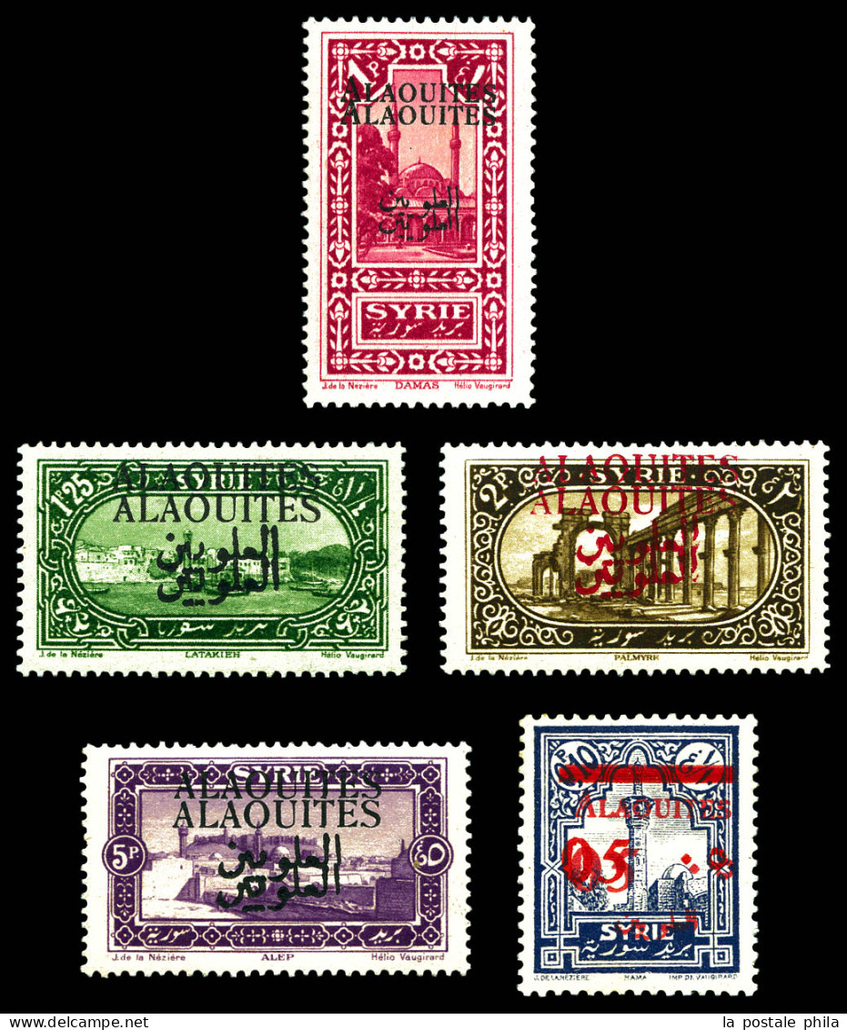 ** N°26g, 27c, 29b, 32c Et 41a, Les 5 Valeurs Double Surcharges. TTB  Qualité: **  Cote: 445 Euros - Unused Stamps