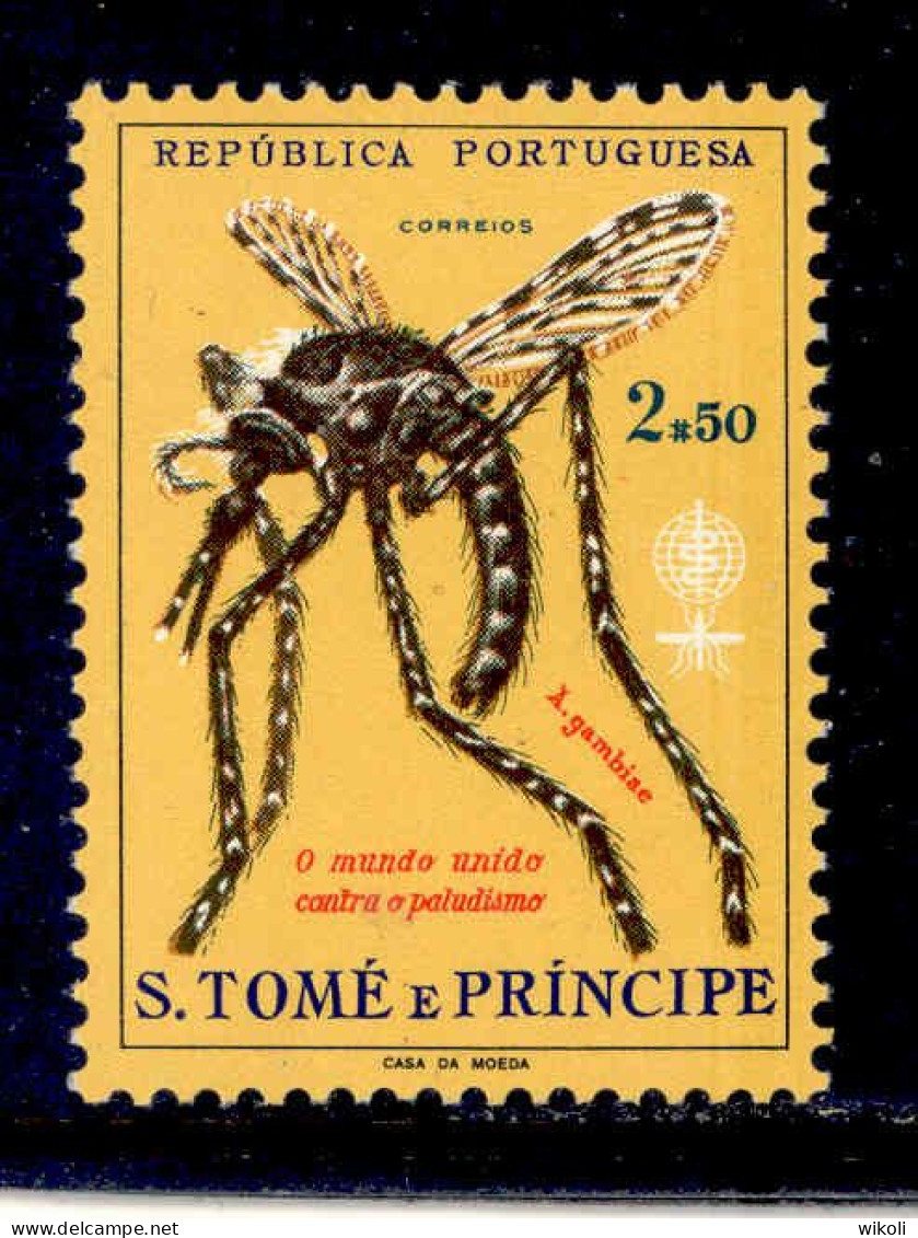 ! ! St. Thomas - 1962 Paludism - Af. 376 - MNH - St. Thomas & Prince