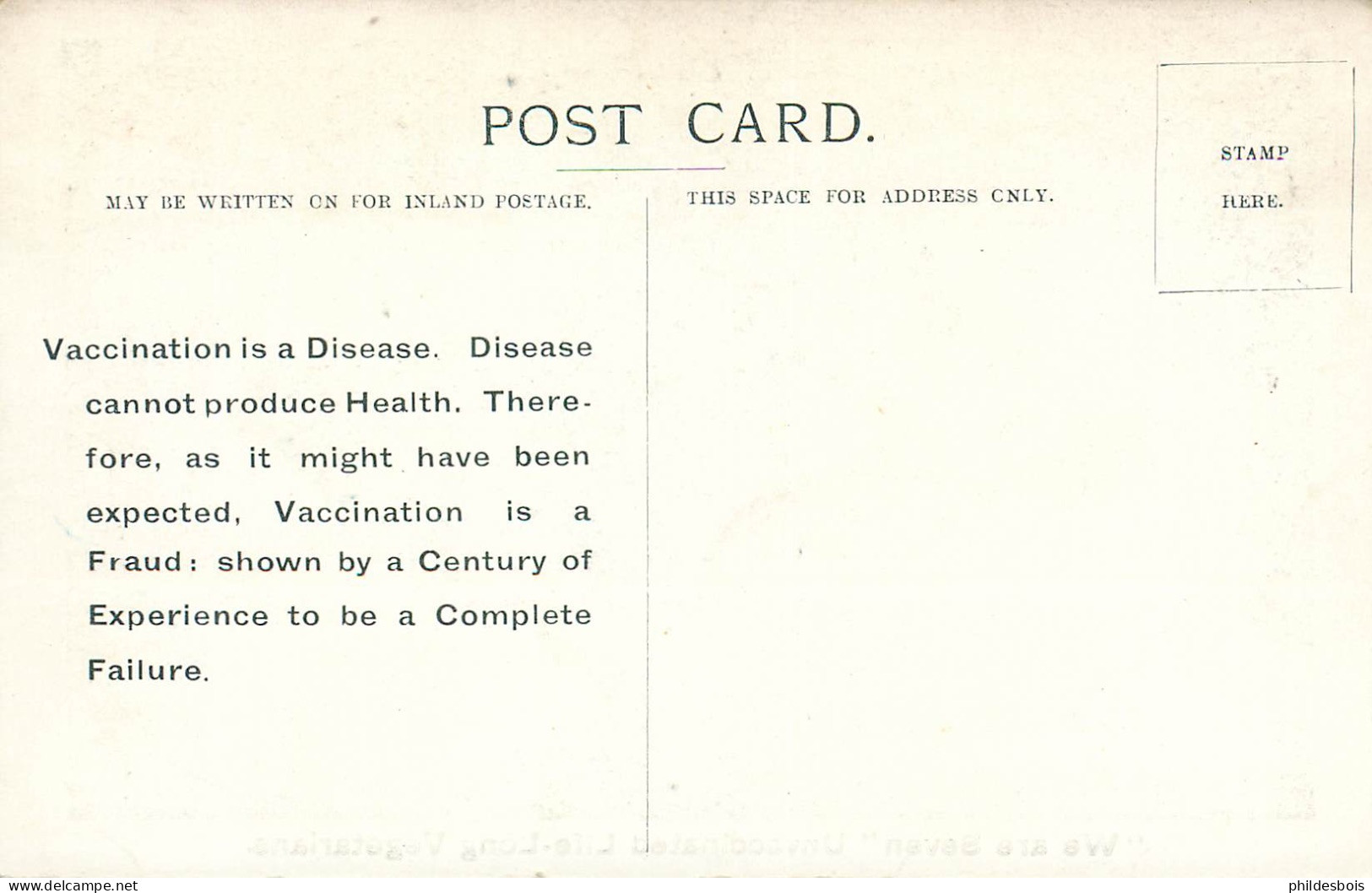 ANTI VACCIN 6 cartes de Alfred RUSSEL Wallace  rapport spécial de la commission 1889/96 ( rare ) Contre la VACCINATION