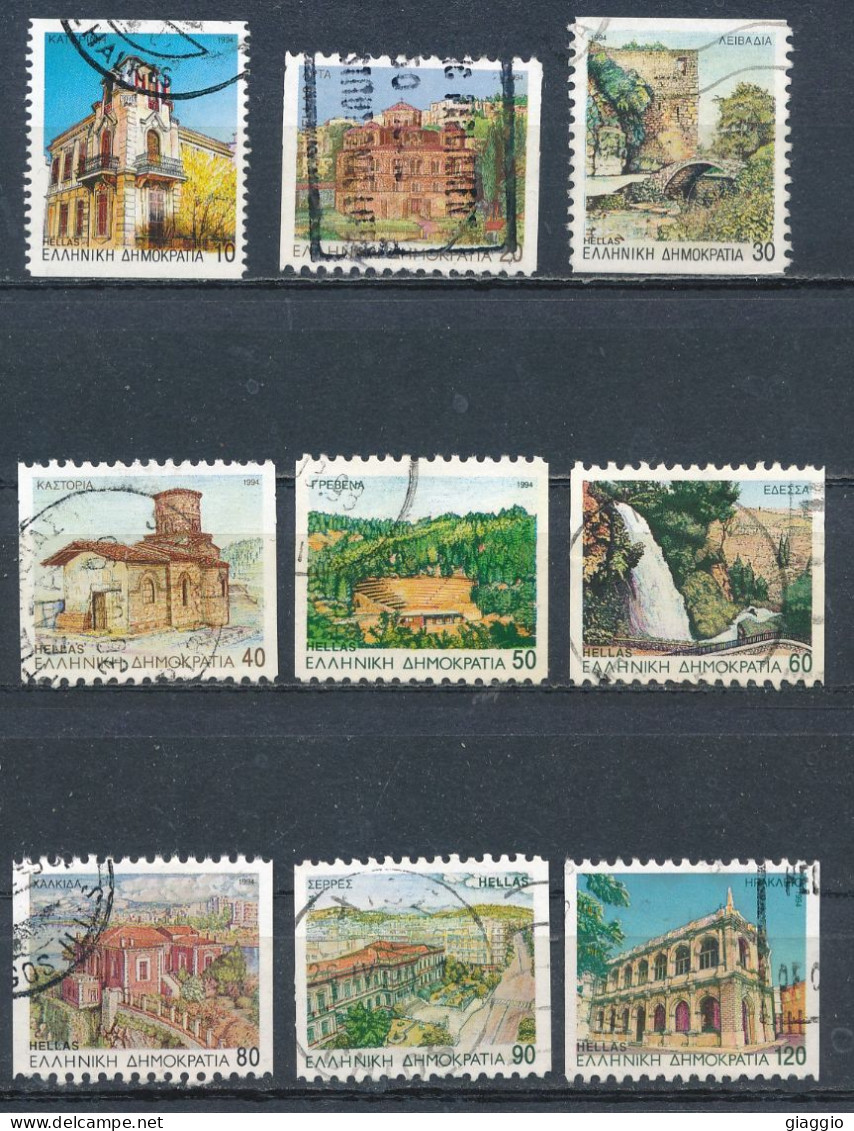 °°° GREECE - Y&T N°1846B/54B - 1994 °°° - Used Stamps