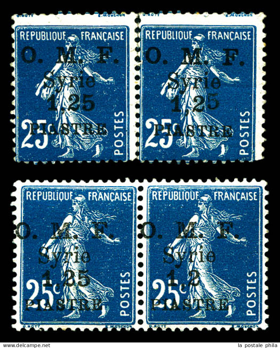 * N°61b/d, 1.2 Pi (sans Chiffre 5) + Chiffre '5' Ajouté à La Main Tenant à Normaux. TB  Qualité: *  Cote: 270 Euros - Unused Stamps