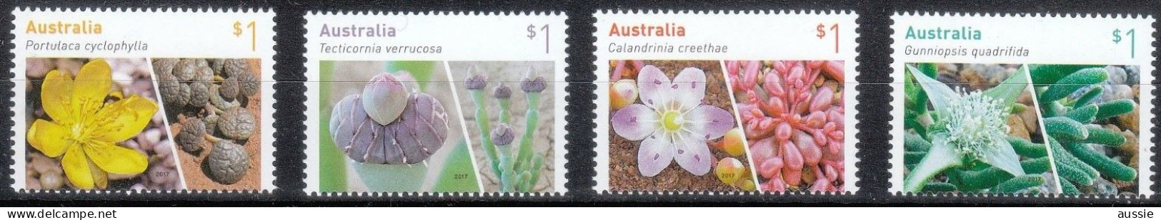 Australia Australie 2017  *** MNH Flore Cactussen Succulents - Ongebruikt