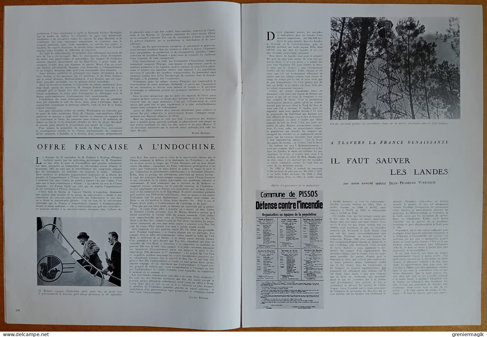 France Illustration N°103 20/09/1947 Nouvelle-Orléans USA/Les écoles De La Marine/L'"Exodus"/Landes/Rouen/Barèges - Algemene Informatie