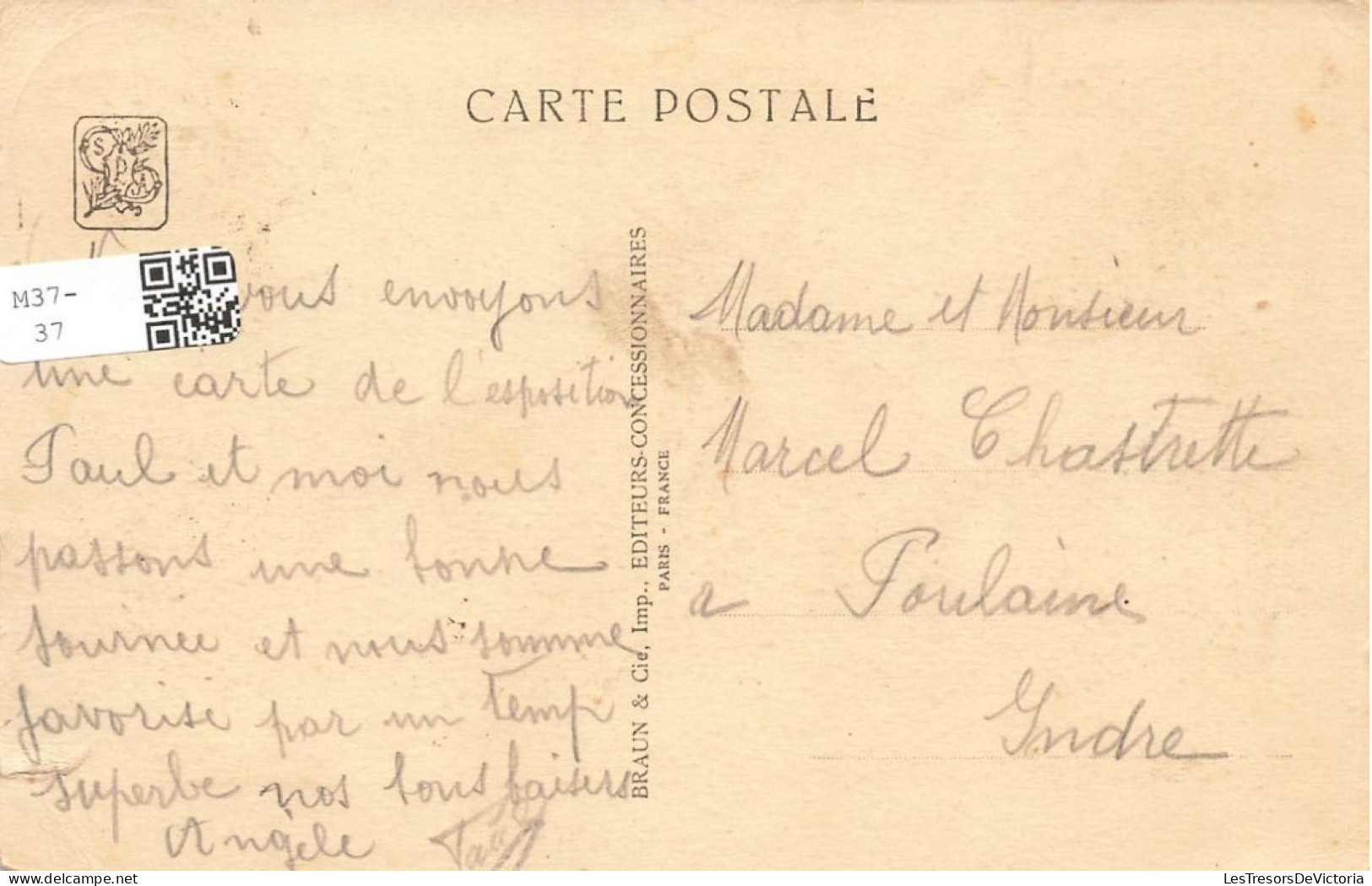 FRANCE - Paris - Exposition Coloniale 1931 - Palais Du Maroc - Le Grand Canal Et Les Souks - Carte Postale Ancienne - Tentoonstellingen