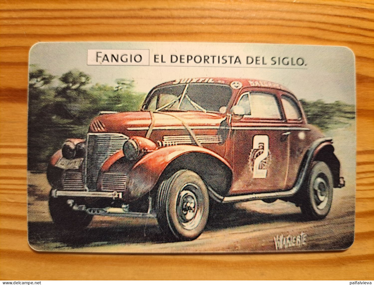 Phonecard Argentina - Fangio El Deportista Del Siglo, Car - Argentinien