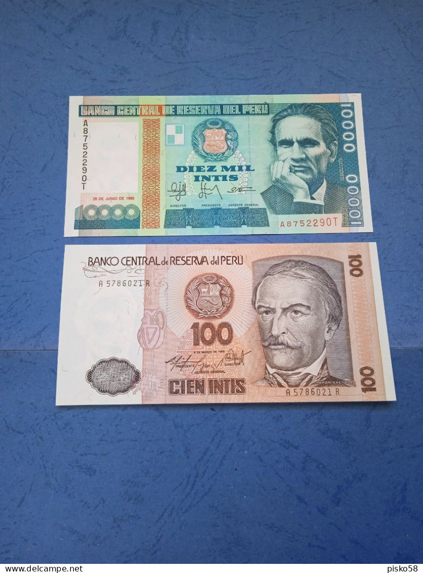 PERU'-Lotto Di 7 Banconote UNC - Pérou
