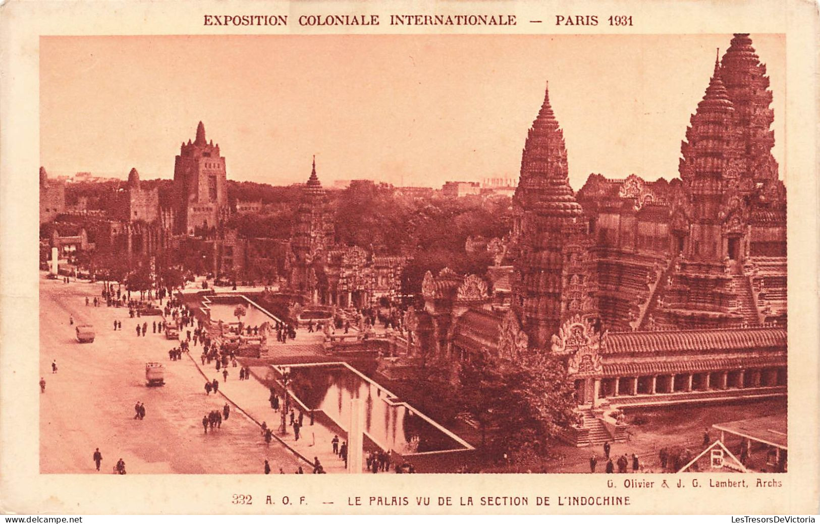 FRANCE - Paris - Le Palais Vu De La Section De L'Indochine - Carte Postale Ancienne - Exhibitions