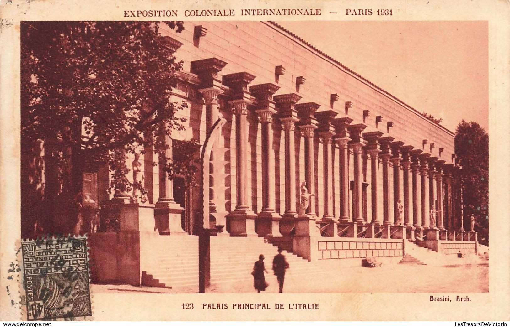 FRANCE - Paris - Exposition Coloniale 1931 - Palais Principal De L'Italie - Carte Postale Ancienne - Exhibitions
