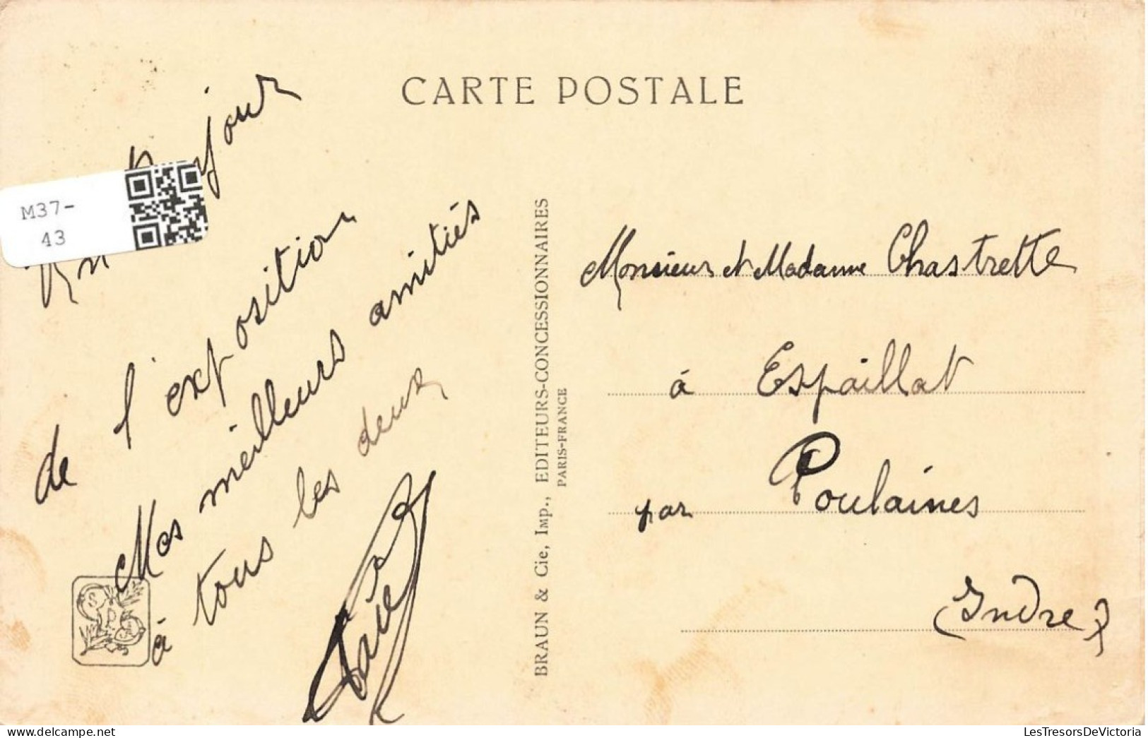 FRANCE - Paris - Exposition Coloniale 1931 - Palais Principal De L'Italie - Carte Postale Ancienne - Ausstellungen