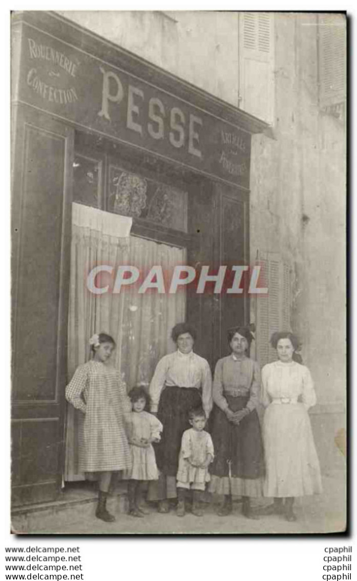 CARTE PHOTO Pesse Confection - Shopkeepers