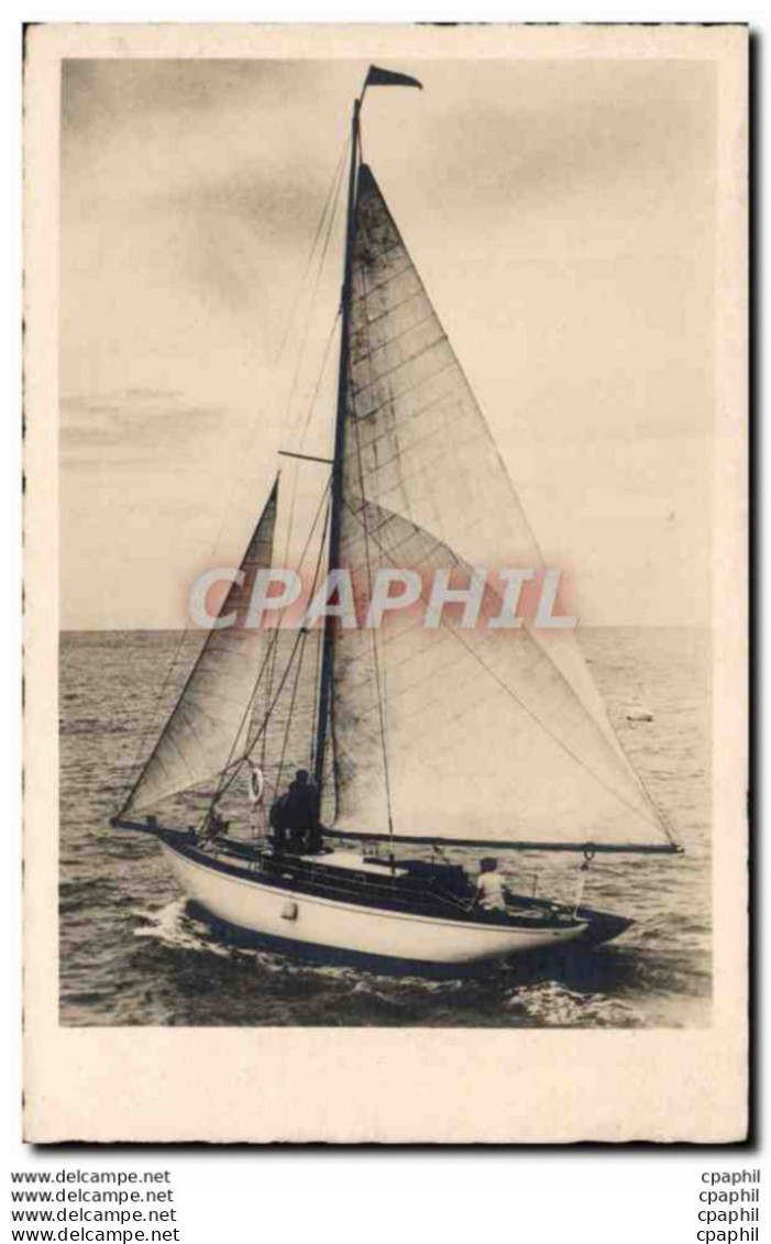 CPA Bateau Voilier - Inwijdingen