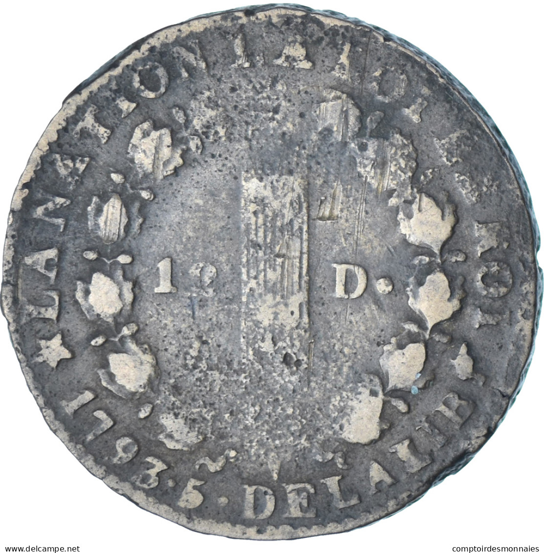 France, Louis XVI, 12 Deniers, 1793·5, Marseille, Cuivre, TB, Gadoury:15 - Altri & Non Classificati