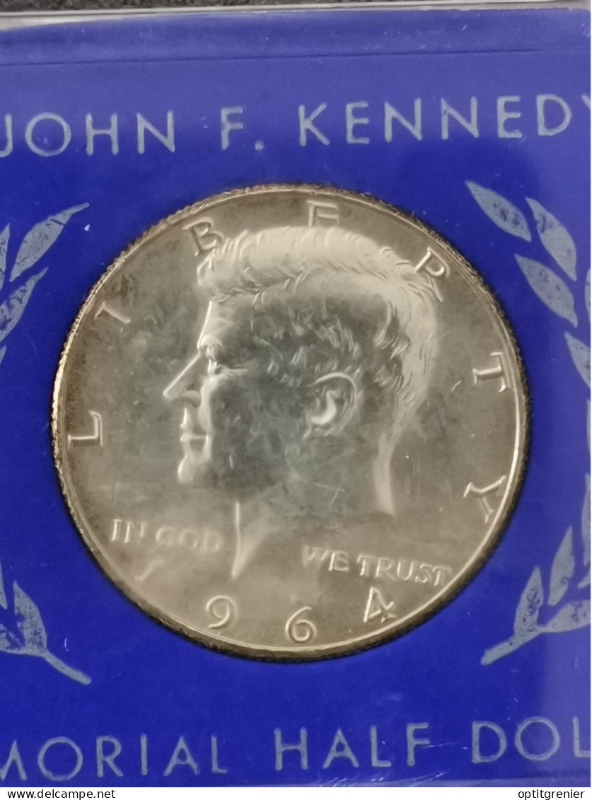 MINI SET HALF DOLLAR KENNEDY ARGENT 1964 D DENVER USA / SILVER - 1964-…: Kennedy