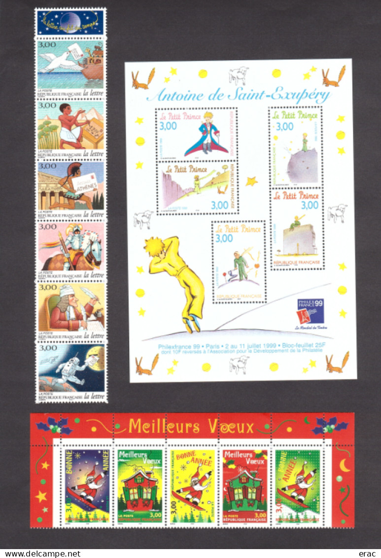 FRANCE - 1998 - Année Complète - N° 3129 à 3210 - Neufs ** - 80 Tp - 1990-1999