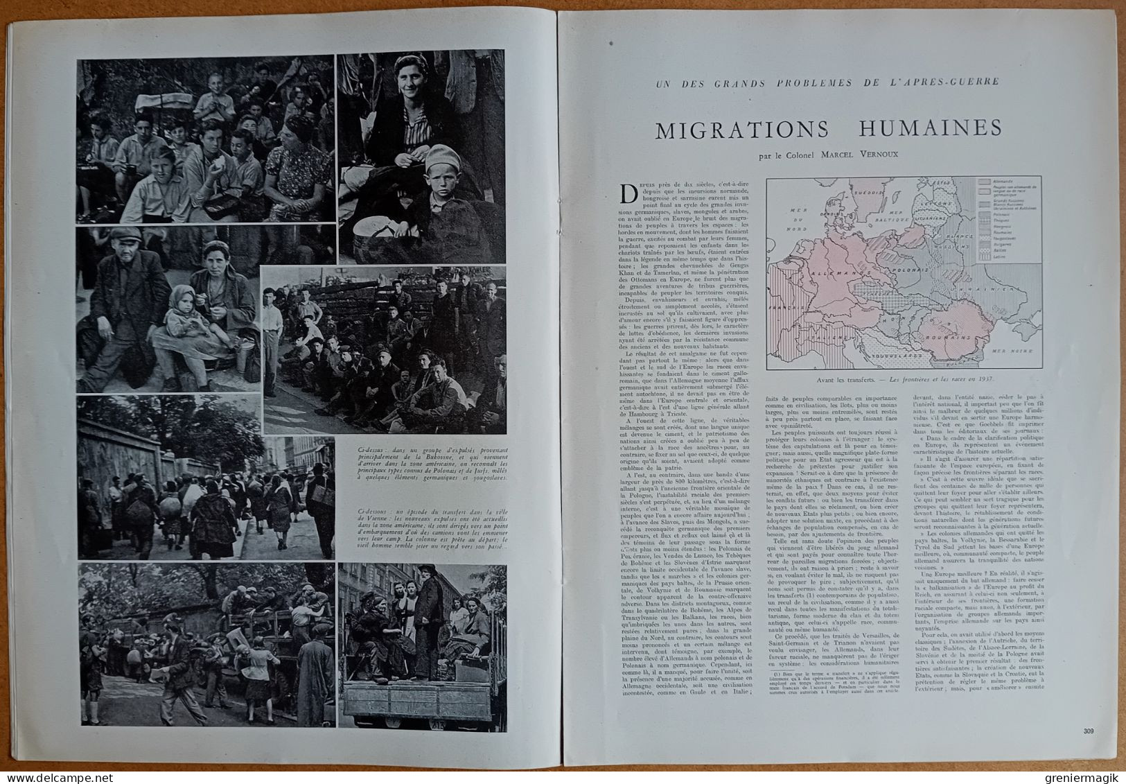 France Illustration N°104-106 11/10/1947 Martinique et Guadeloupe/Migrations humaines/Champagne/Péniches de Verdun