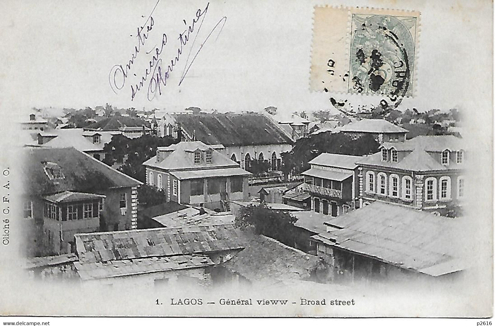NIGERIA -  LAGOS -  GENERAL VIEWW -  BROAD STREET - Nigeria